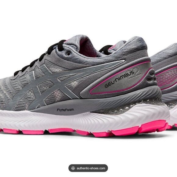 ASICS GEL-NIMBUS 22 LITE SHOW SHEET ROCK HOT PINK WHITE RUNNING SHOES 6.5 Medium - Picture 7 of 12